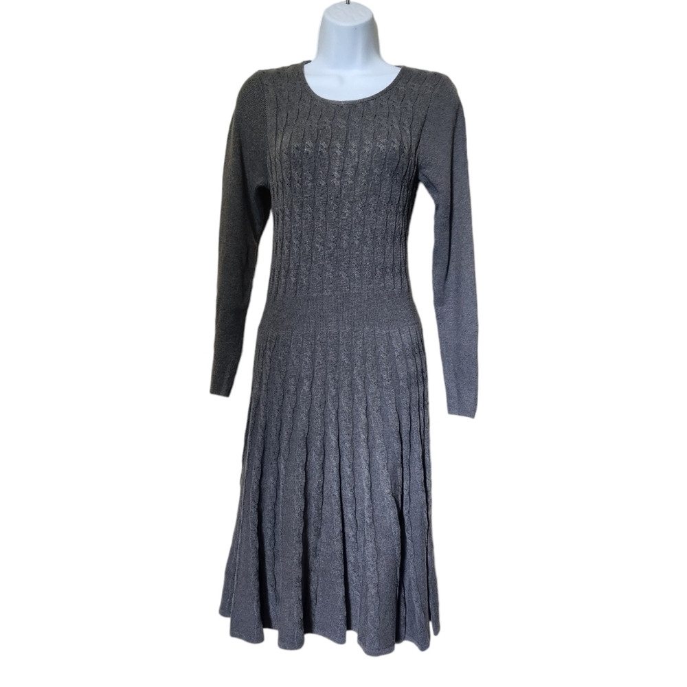 Eliza J Gray Sweater Dress Size S